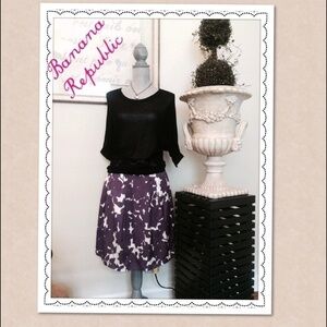 COPY - New - BR pretty purple silk skirt